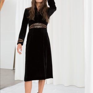 Atelier Black Snake Dress